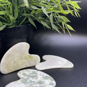 Gua sha Coeur Jade de chine A