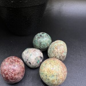 Pierre roulée Turquoise d'Afrique A (semi polie)